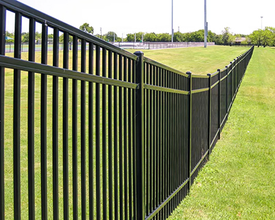 high security fence protecting sports fields